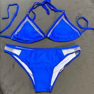 Blue bikini size small medium